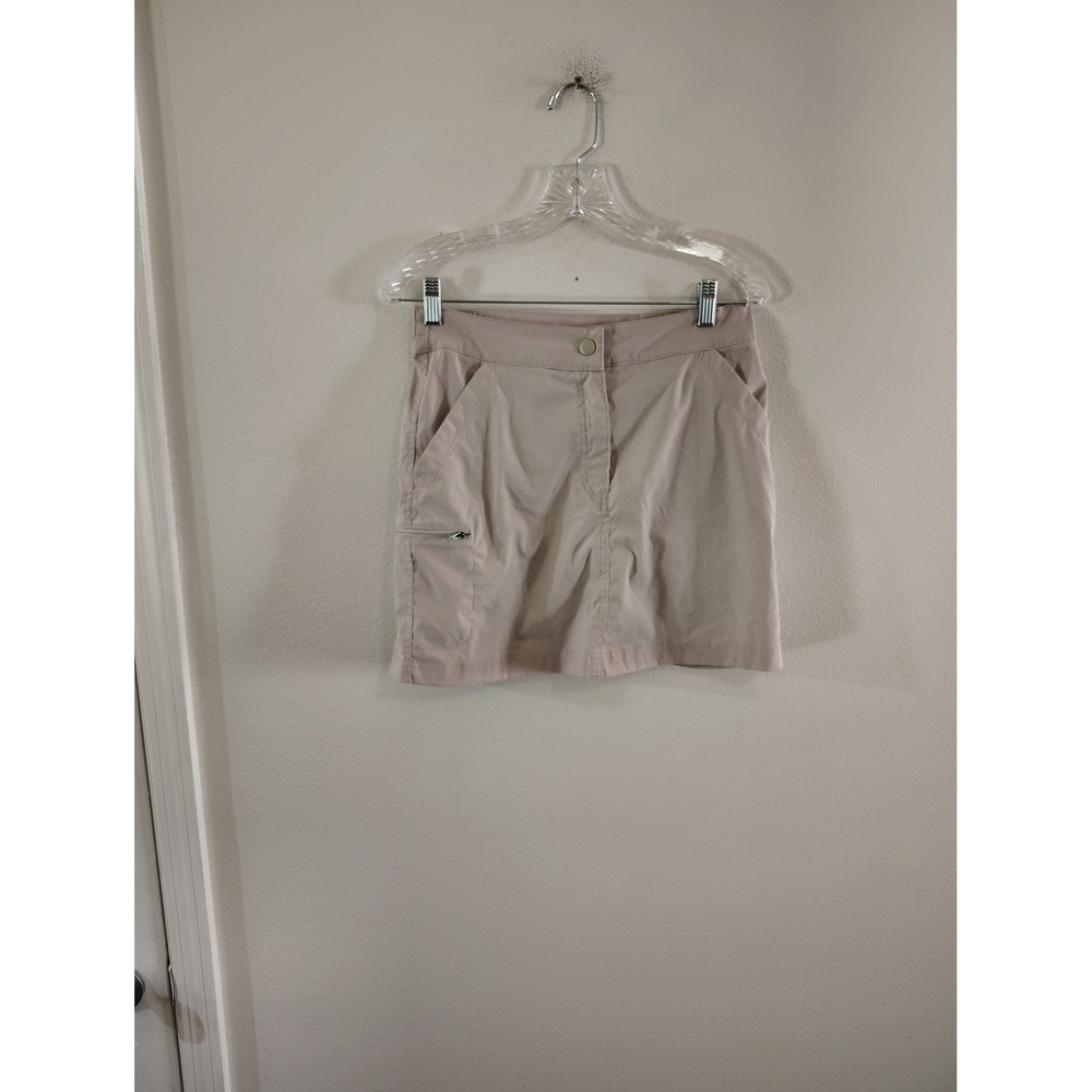 32 Degrees Cool Womens Khaki Active Skort Hiking Golf Tennis Skirt Small